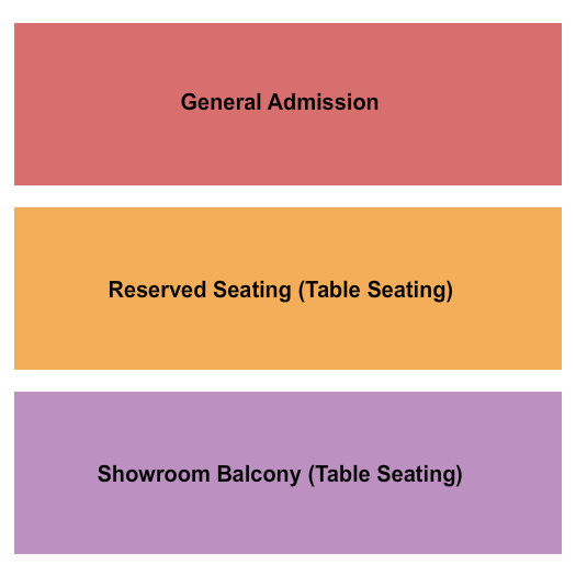 The Foundry - VA Seating Chart: GA/Reserved/Balcony