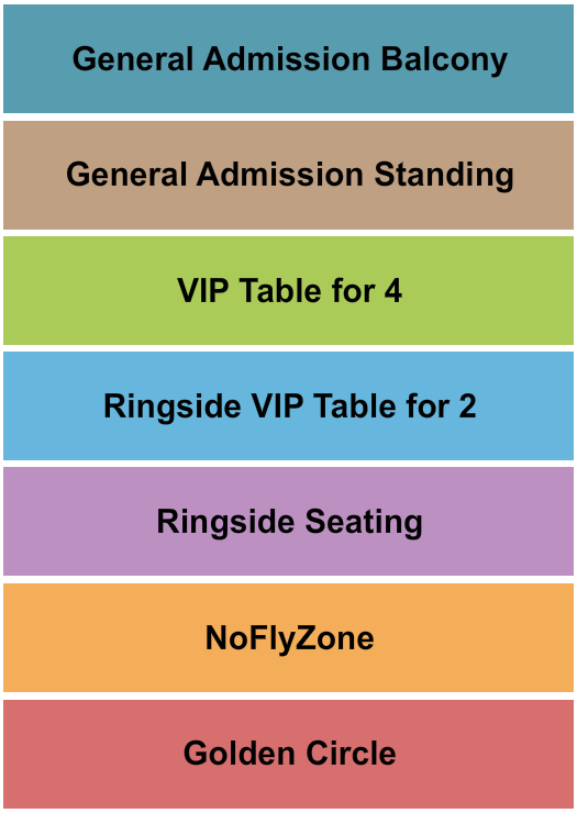 The Fox Theatre - Pomona Seating Chart: Wrestling