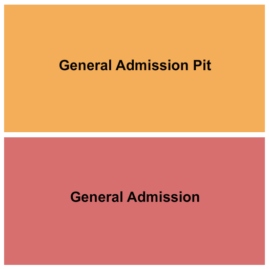 The Goat Ranch Seating Chart: GA/PIT