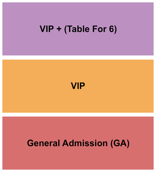 The Grain Drafthouse Seating Chart: GA/VIP/VIP +