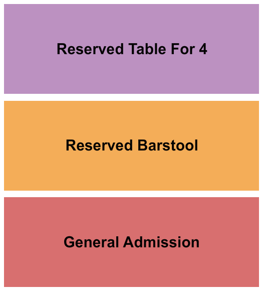 The Grainery Seating Chart: GA/Barstool/RSV Table 4