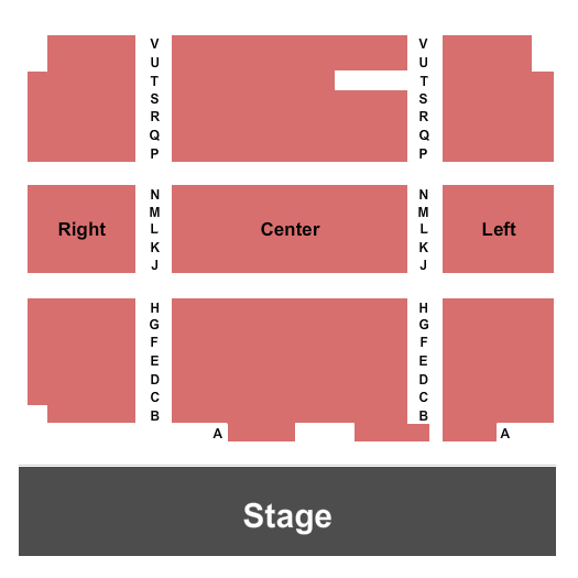 The Grand At Ritz Theater Seating Chart: Endstage