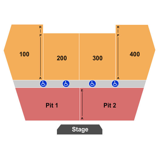 The Grand Theater - CA Seating Chart: Endstage