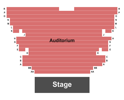 The Grand at UW Oshkosh Seating Chart: Endstage