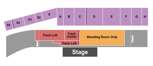 The Grandstand At The Great Frederick Fair - Frederick Seating Chart: Endstage 2