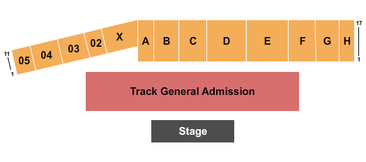 The Grandstand At The Great Frederick Fair - Frederick Seating Chart: Endstage SRO