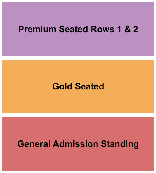 The Groove Music Hall - Dominion Raceway & Entertainment Seating Chart: GA/Gold Seated/Premium