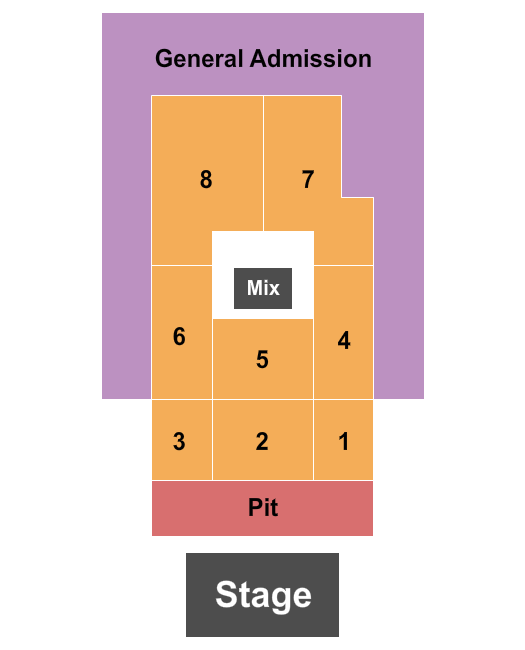 The Grounds At Mississippi Coast Coliseum Seating Chart: Crawfish Music Festival