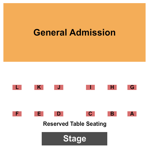 The Grove At Germantown Performing Arts Center Seating Chart: Endstage Rsvd Table