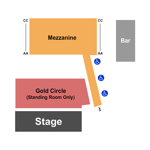 The Guild Theatre - Menlo Park Seating Chart: Mezz & GC