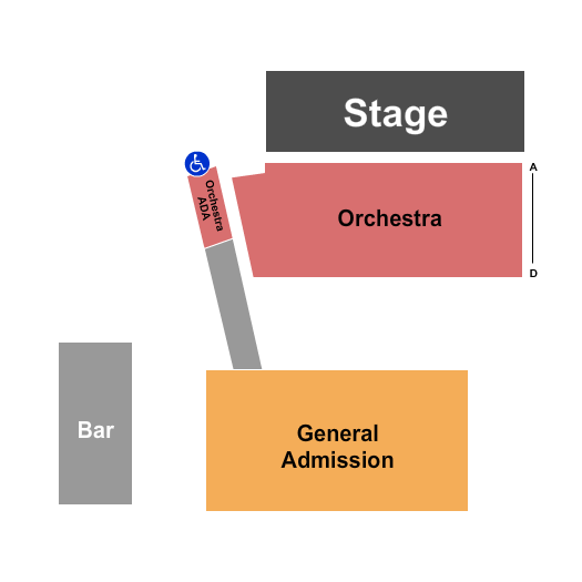 The Guild Theatre - Menlo Park Seating Chart: Orchestra/GA