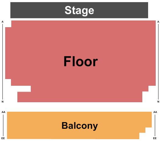 The Hafen Theatre at Tuacahn Seating Chart: Endstage 2