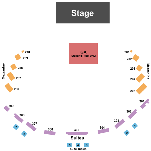 The Hall at Maryland Live Seating Chart: O.A.R.
