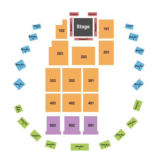 The Hall at Maryland Live Seating Chart: Boxing 2
