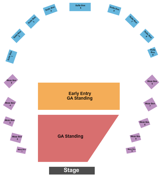 The Hall at Maryland Live Seating Chart: Endstage GA Standing