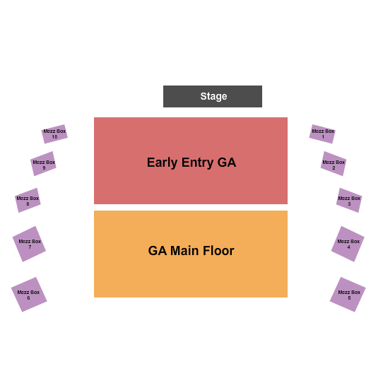 The Hall at Maryland Live Map