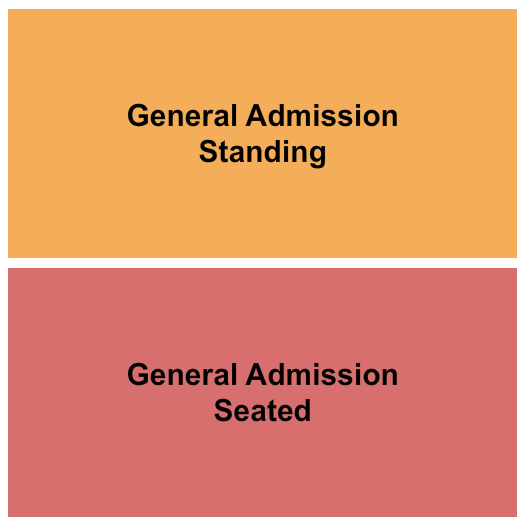The Hamilton Seating Chart: GA Seated/Standing