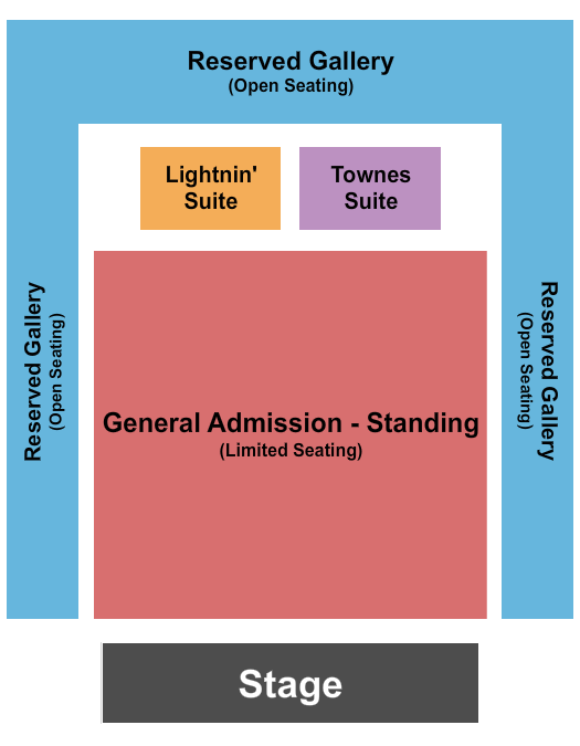 The Heights Seating Chart: Endstage GA Floor 2
