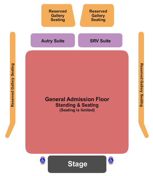 The Heights Seating Chart: Endstage GA Floor