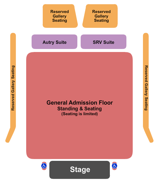 The Heights Seating Chart: GA Floor - Resv Gallery