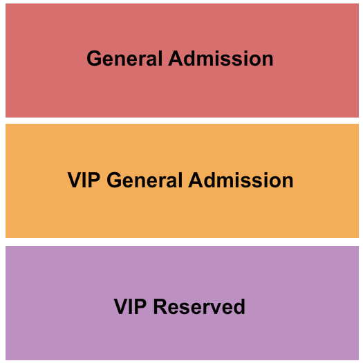 The High Frontier Seating Chart: GA/VIP/VIP Rsv