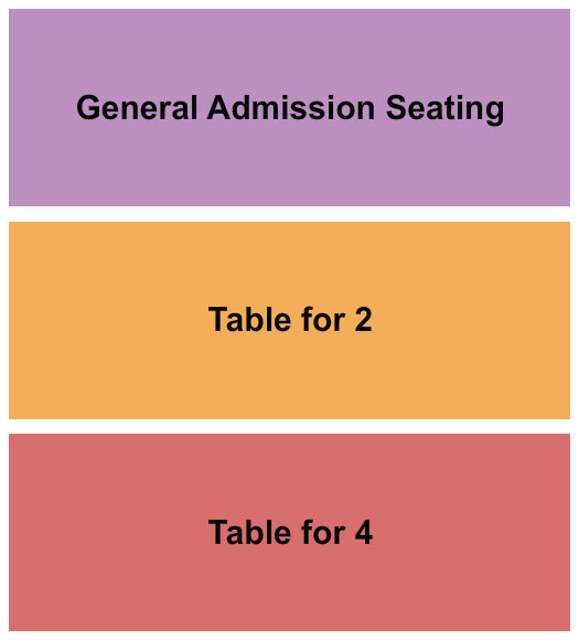 The Howlin Wolf Seating Chart: GA & Tables