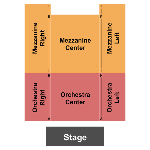 The Iao Theater Seating Chart: Endstage