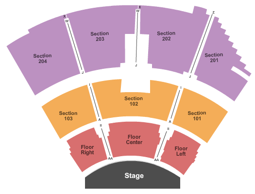 Hard Rock Live - Hard Rock Hotel & Casino Tulsa Seating Chart: Theatre