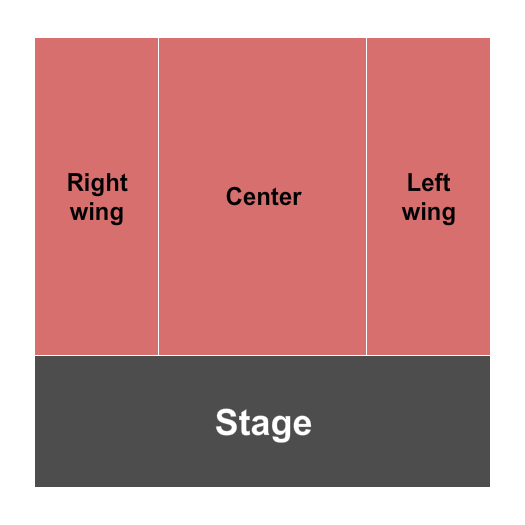 The Josephine Theatre Seating Chart: Candlelight