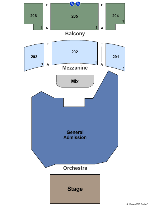 Joy Theater Seating Chart