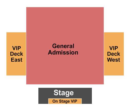 The Junkyard Seating Chart: GA/Deck