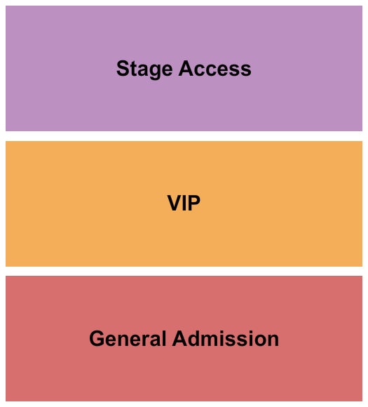 The Junkyard Seating Chart: GA/VIP/Stage
