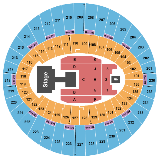 The Kia Forum Seating Chart: Aespa