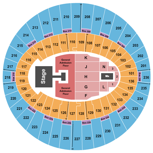 The Kia Forum Seating Chart: Demi Lovato