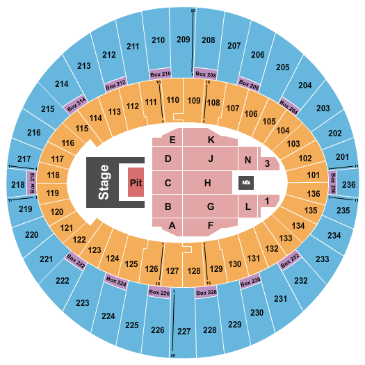 The Kia Forum Seating Chart: Doja Cat