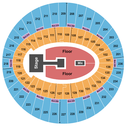 The Kia Forum Seating Chart: Dua Lipa