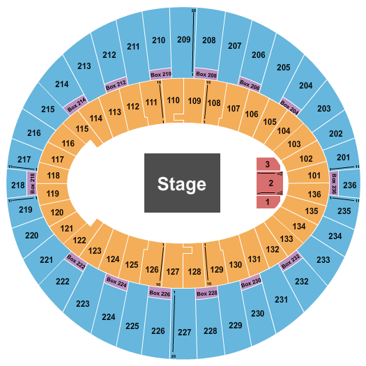 The Kia Forum Seating Chart: Rene Liu