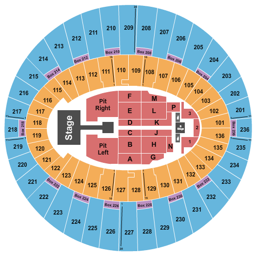 The Kia Forum Seating Chart: sombr