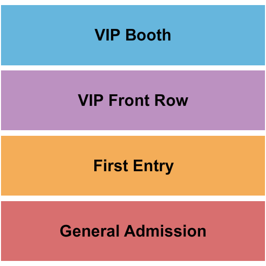 The Laugh Factory - Hollywood Seating Chart: GA/Entry/VIP
