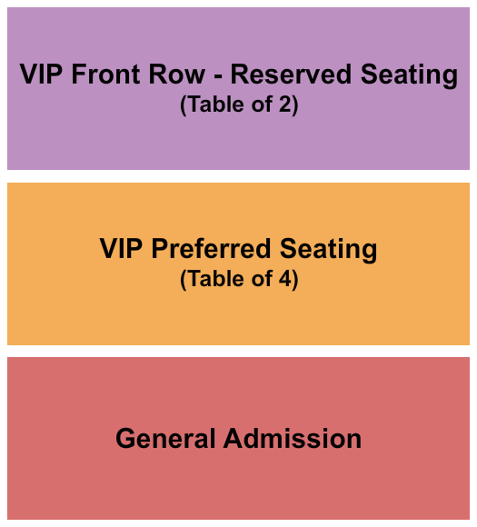 The Laugh Shop Seating Chart: GA/Table