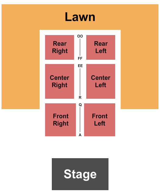 The Lawn of the Art Museums of Colonial Williamsburg Seating Chart: Lawn GA/Tent