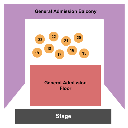 The Lincoln Theatre - Raleigh Seating Chart: GA Floor/GA Balc/Tables