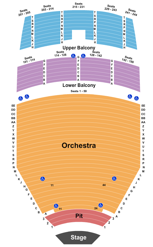 The Linda Ronstadt Music Hall At Tucson Convention Center Seating Chart: Endstage Pit