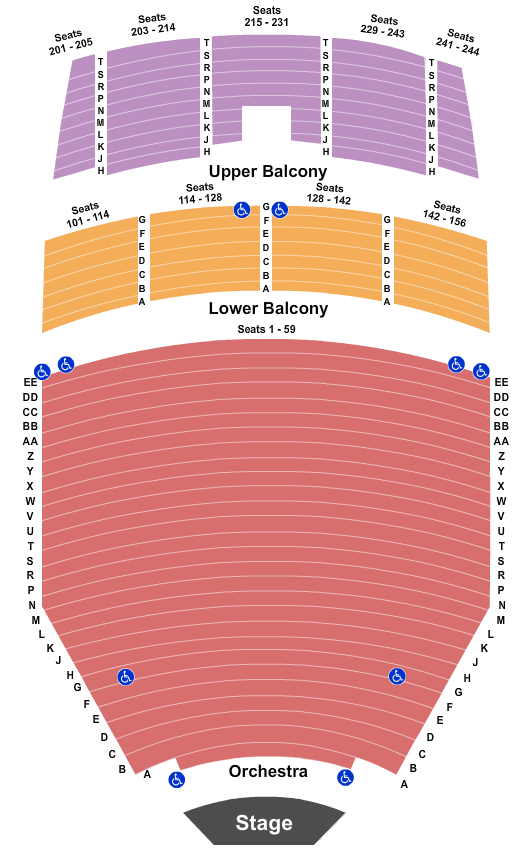 The Linda Ronstadt Music Hall At Tucson Convention Center Seating Chart: Endstage
