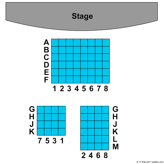 The Lion Theatre at Theatre Row Seating Chart