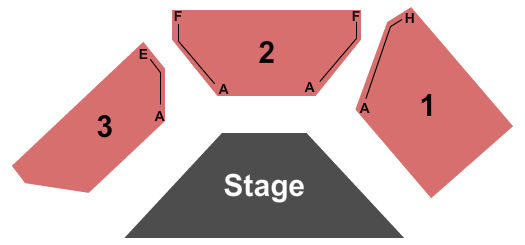 The Lyceum Theater - Costa Mesa Seating Chart: Endstage