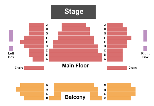 The Mabel Tainter Seating Chart: Endstage