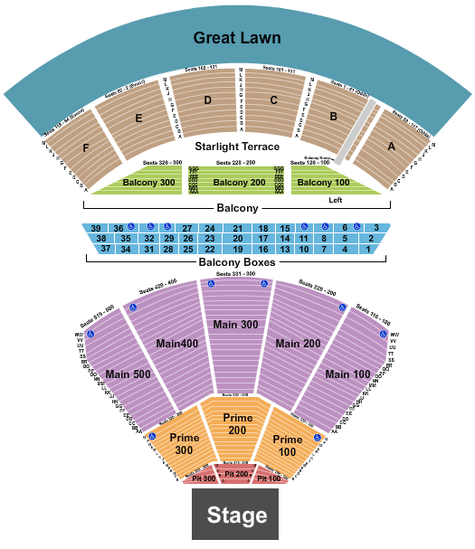 The Mann Center For The Performing Arts Seating Chart