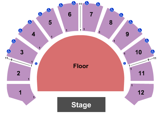 The Masonic - San Francisco Seating Chart: Dijon