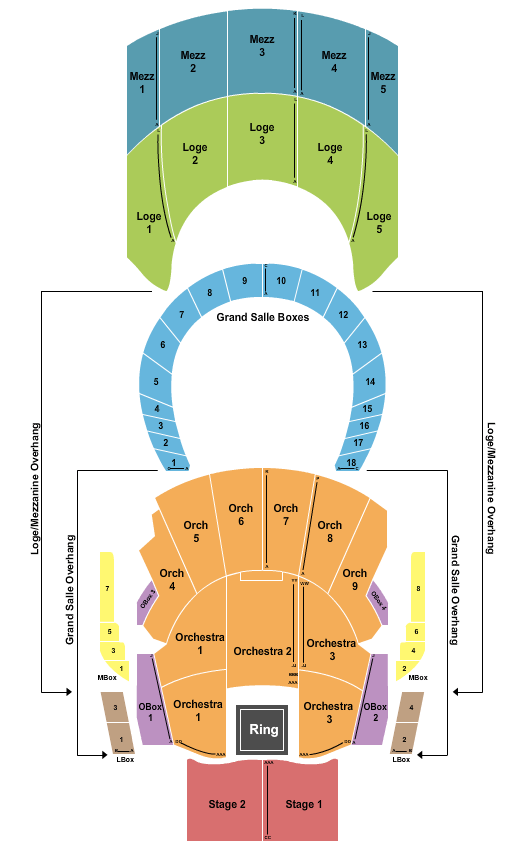 The Met Presented by Highmark Seating Chart: Boxing